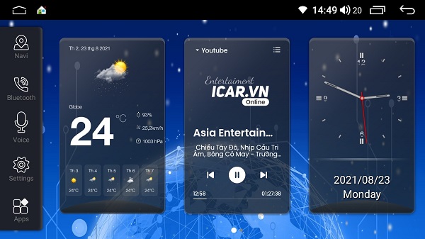 Màn hình Android Elliview U4 TPHCM