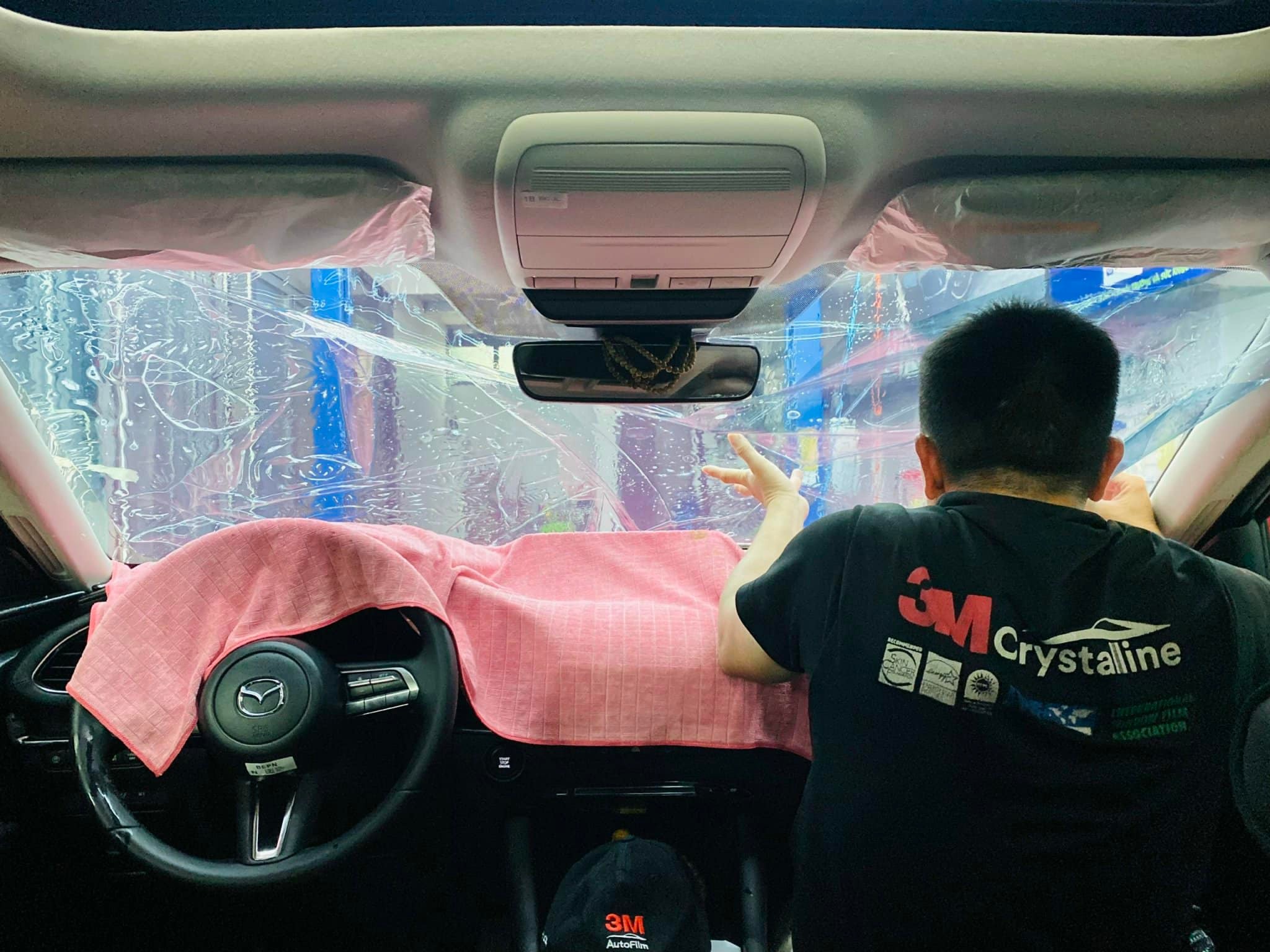 Quy Trình Dán Phim Cách Nhiệt VF3